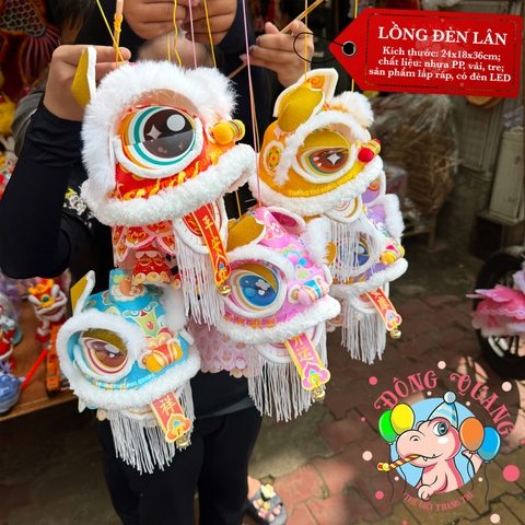 Lồng Đèn Lân Sư Nhựa Lắp Ráp