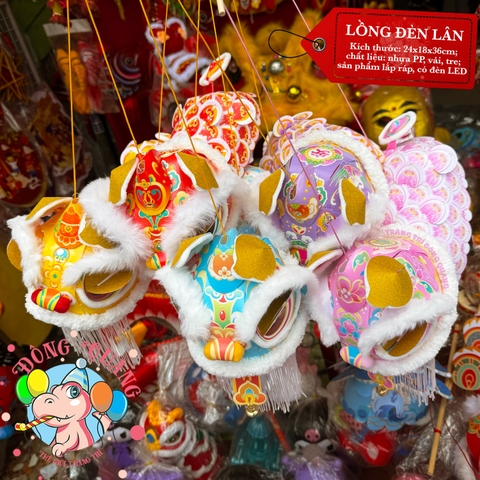 Lồng Đèn Lân Sư Nhựa Lắp Ráp