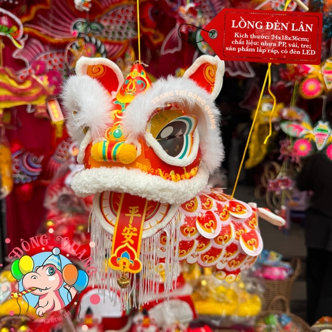 Lồng Đèn Lân Sư Nhựa Lắp Ráp