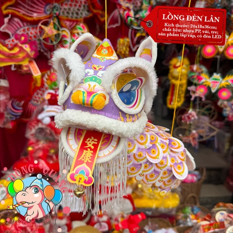 Lồng Đèn Lân Sư Nhựa Lắp Ráp