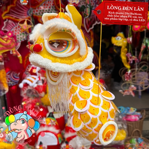 Lồng Đèn Lân Sư Nhựa Lắp Ráp
