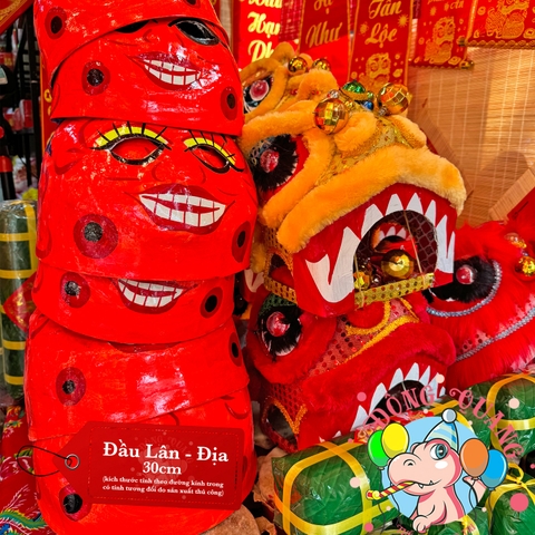 Đầu lân cho trẻ em (lông ngắn)