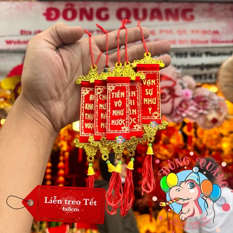 Liễn treo Tết 4-6-8cm