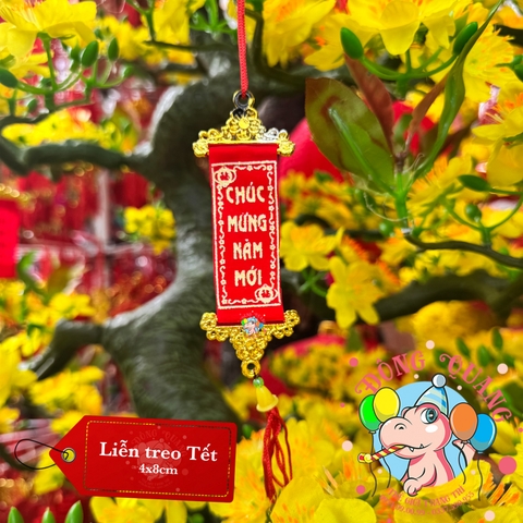 Liễn treo Tết 4-6-8cm