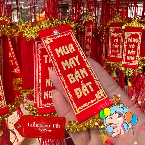 Liễn treo Tết 4-6-8cm