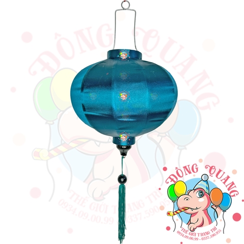 Lồng đèn Hội An vải phi bóng - dáng tròn (treo ngoài trời)