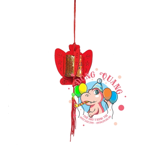 Dây treo lồng đèn nỉ nhung nhỏ