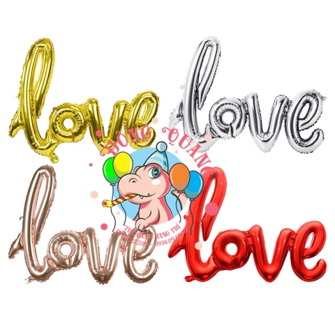 Bong bóng Chữ Love