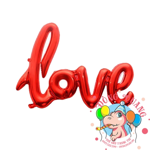 Bong bóng Chữ Love