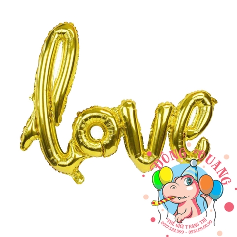 Bong bóng Chữ Love