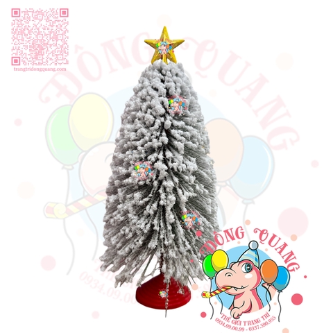 Cây thông mini lá cước phủ tuyết