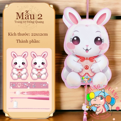 Đèn Trung thu Thỏ Ngọc hot trend 2024 (06 mẫu)