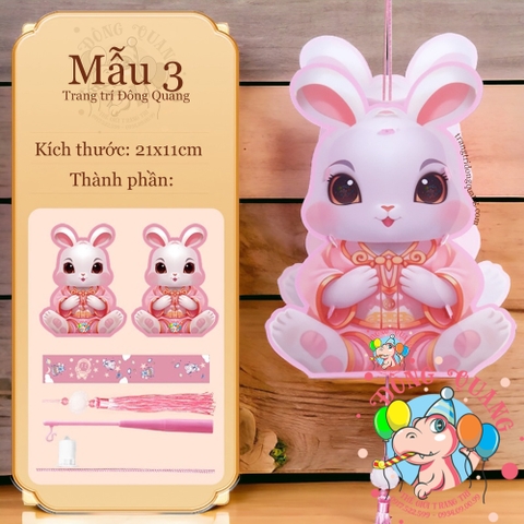 Đèn Trung thu Thỏ Ngọc hot trend 2024 (06 mẫu)