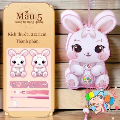 Đèn Trung thu Thỏ Ngọc hot trend 2024 (06 mẫu)