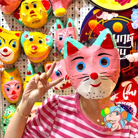 Mặt nạ giấy bồi truyền thống