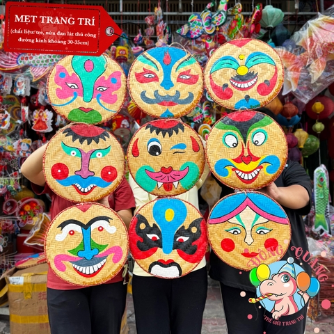 Mẹt tre trang trí dân gian