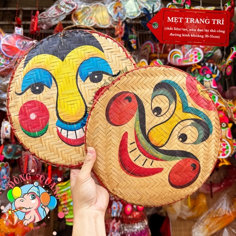 Mẹt tre trang trí dân gian