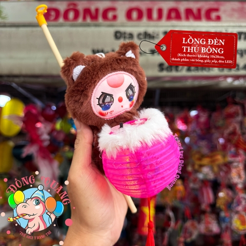 Lồng đèn Thú bông vải xếp