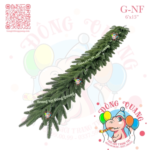 Dây trang trí lá PE