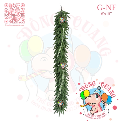 Dây trang trí lá PE