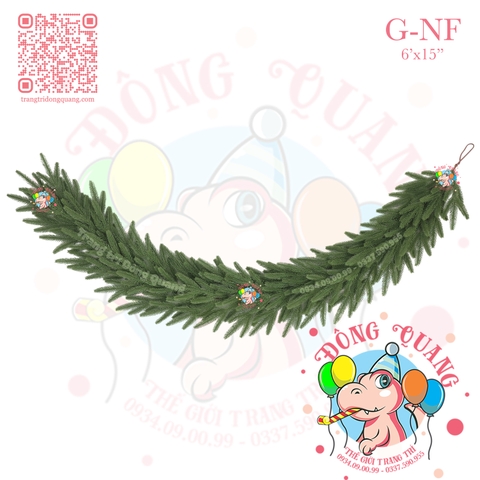 Dây trang trí lá PE