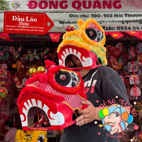 Đầu lân cho trẻ em (lông ngắn)