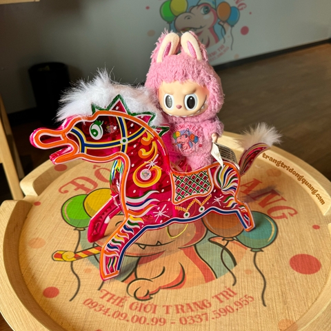 Đèn Trung thu giấy kiếng khung nhựa lớn 25cm