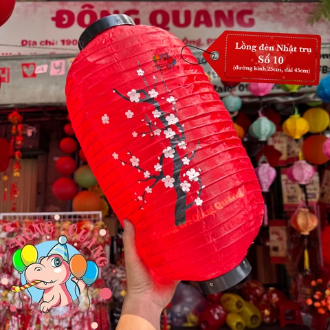 Lồng đèn Nhật Bản vải trụ Hoa Anh Đào (cặp)