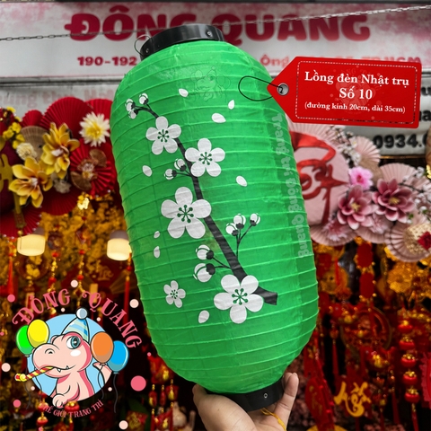 Lồng đèn Nhật Bản vải trụ Hoa Anh Đào (cặp)