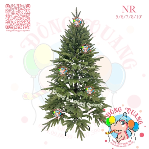 Cây thông toàn bộ lá PE (cành tự động xoè)