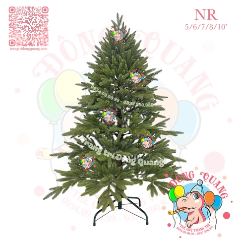 Cây thông toàn bộ lá PE (cành tự động xoè)