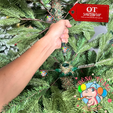 Cây thông 3 loại lá PE (cành tự động xoè)