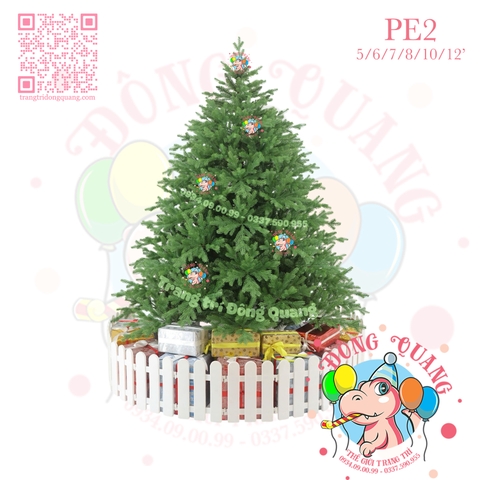 Cây thông PE (cành tự động xoè)