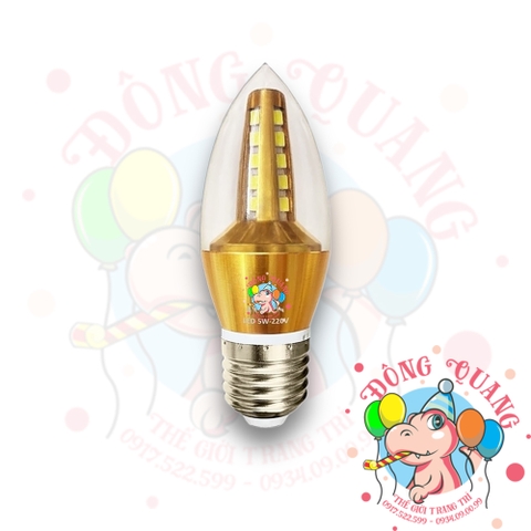 Bóng đèn LED gắn lồng đèn Hội An