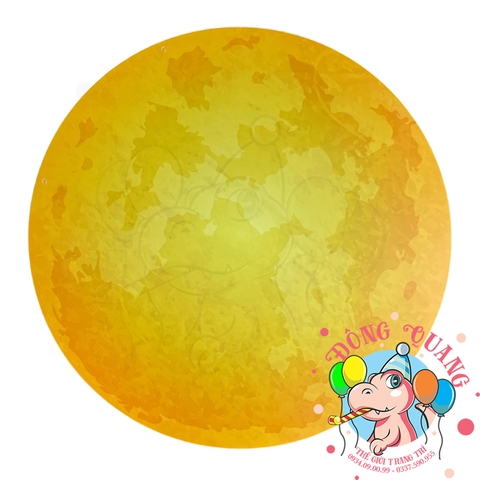 Mặt trăng fomex trang trí tiểu cảnh