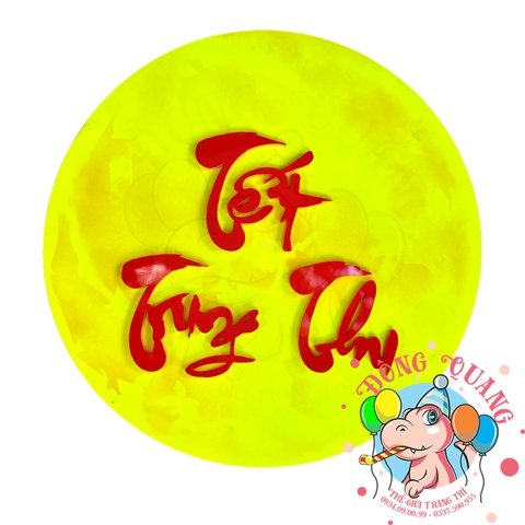 Mặt trăng fomex trang trí tiểu cảnh