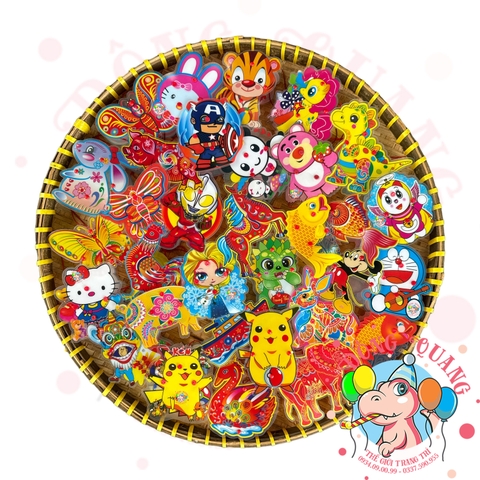 Combo lồng đèn mini nhựa 2 mảnh