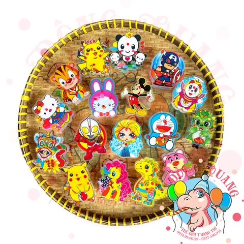 Combo lồng đèn mini nhựa 2 mảnh