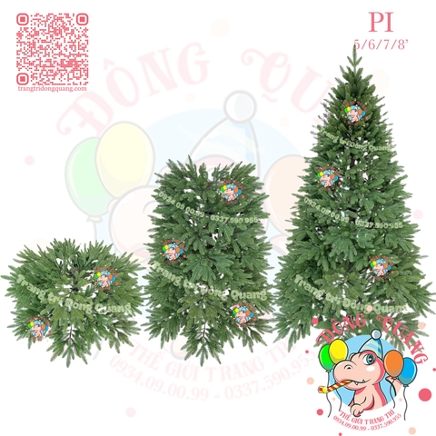 Cây thông toàn bộ lá PE (PI - cành tự động xoè)