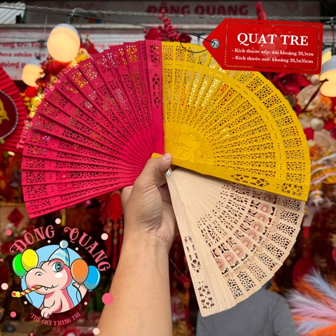 Quạt tre xếp