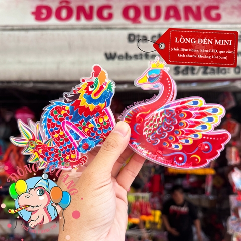Combo lồng đèn mini nhựa 2 mảnh