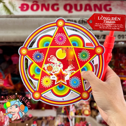 Đèn Trung thu nhựa 2 mảnh SS