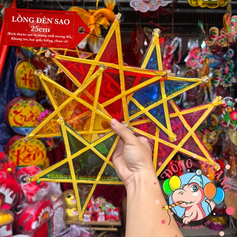 Đèn Trung thu Ngôi Sao giấy kiếng (25-40-50-60-80-100-120-150cm)