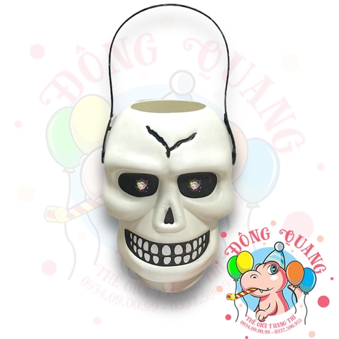 Giỏ kẹo đầu lâu Halloween 1