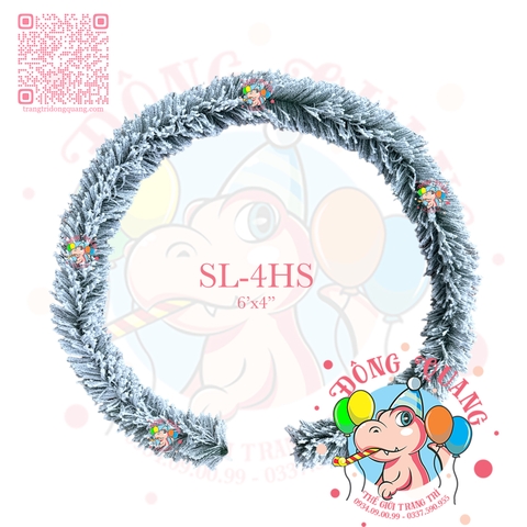 Sợi lá trang trí phủ tuyết