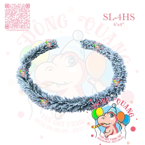 Sợi lá trang trí phủ tuyết