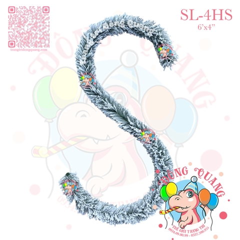 Sợi lá trang trí phủ tuyết