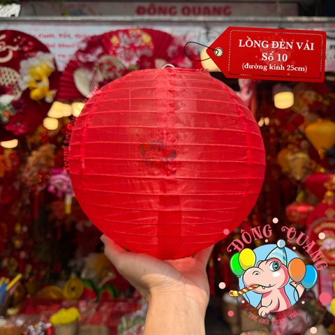 Lồng đèn vải tròn trơn