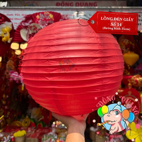 Lồng đèn giấy tròn trơn