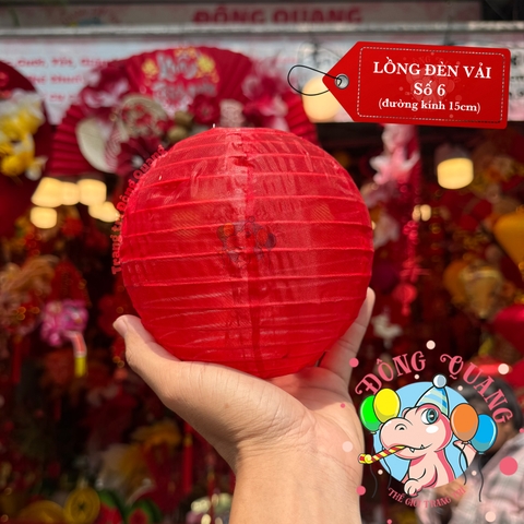 Lồng đèn vải tròn trơn